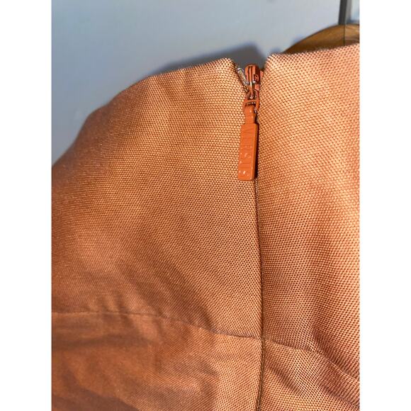 Vintage versus versace tie waist satin trim burnt orange pants womens 30x30 - Picture 7 of 8